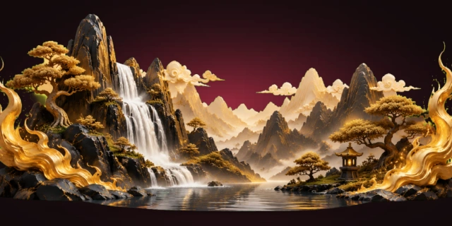 江山美景画